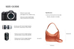 Madeline Pebbled Leather Hobo Bag, Camera Purse in Brown